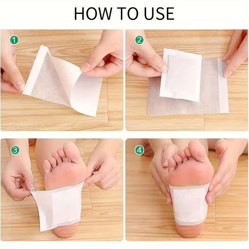 Kinoki Foot Pads – Natural Detox Cleansing Patches for Relaxation & Toxin Removal