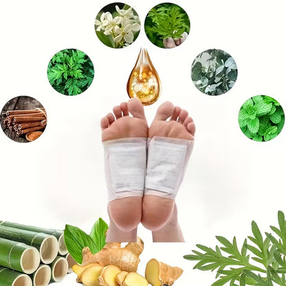 Kinoki Foot Pads – Natural Detox Cleansing Patches for Relaxation & Toxin Removal